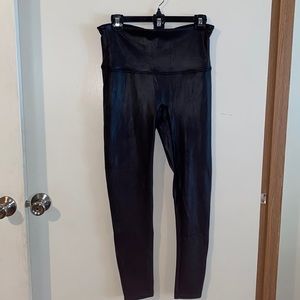 Spanx Faux Leather Leggings XL